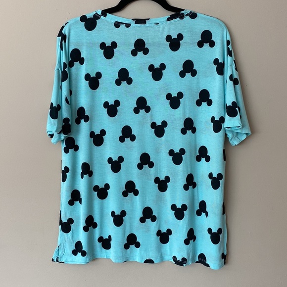 [S] Disney Mickey & Minnie Pyjama Shorts Set 2pc | Blue - Picture 3 of 7